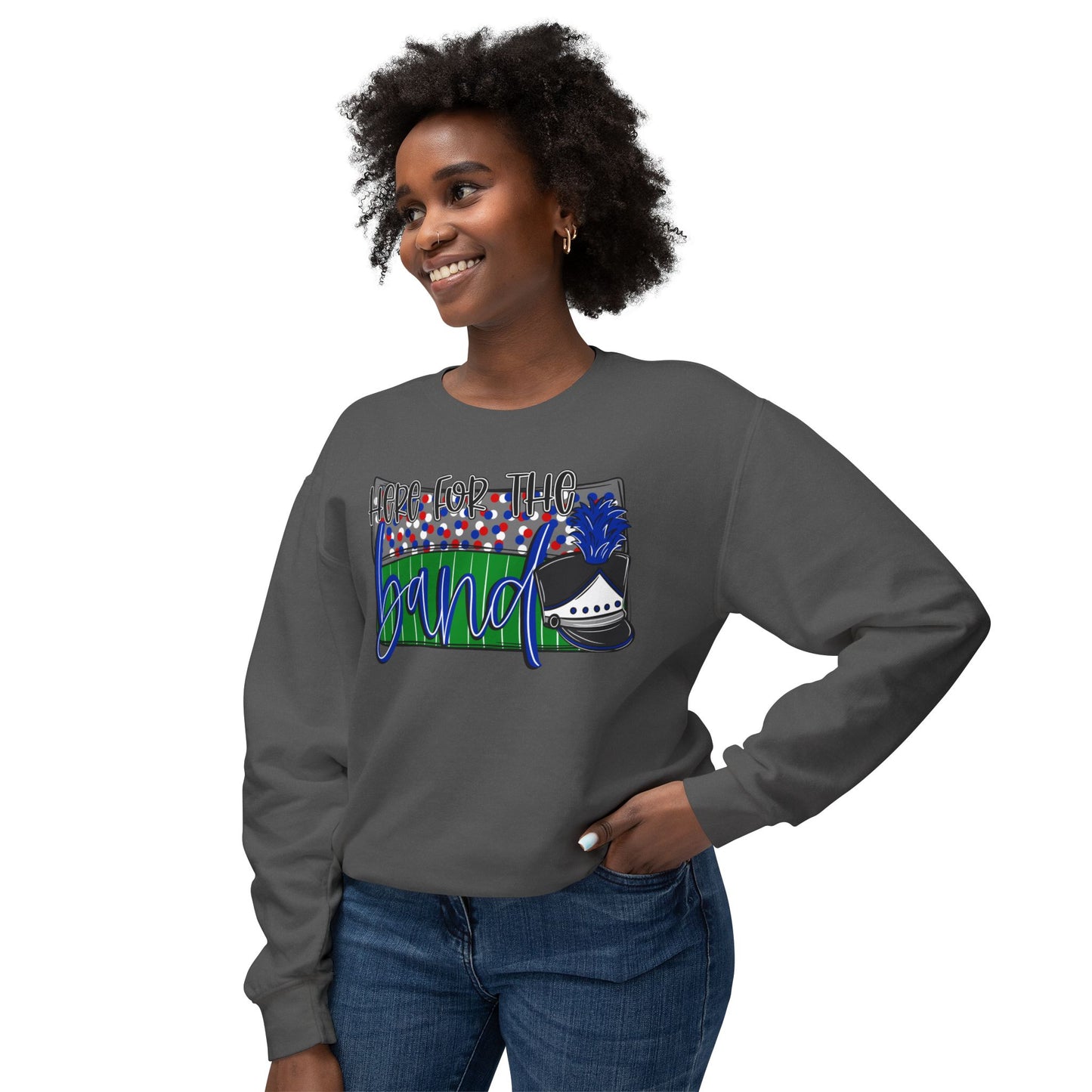Here For The Band Sweatshirt (Comfort Colors)