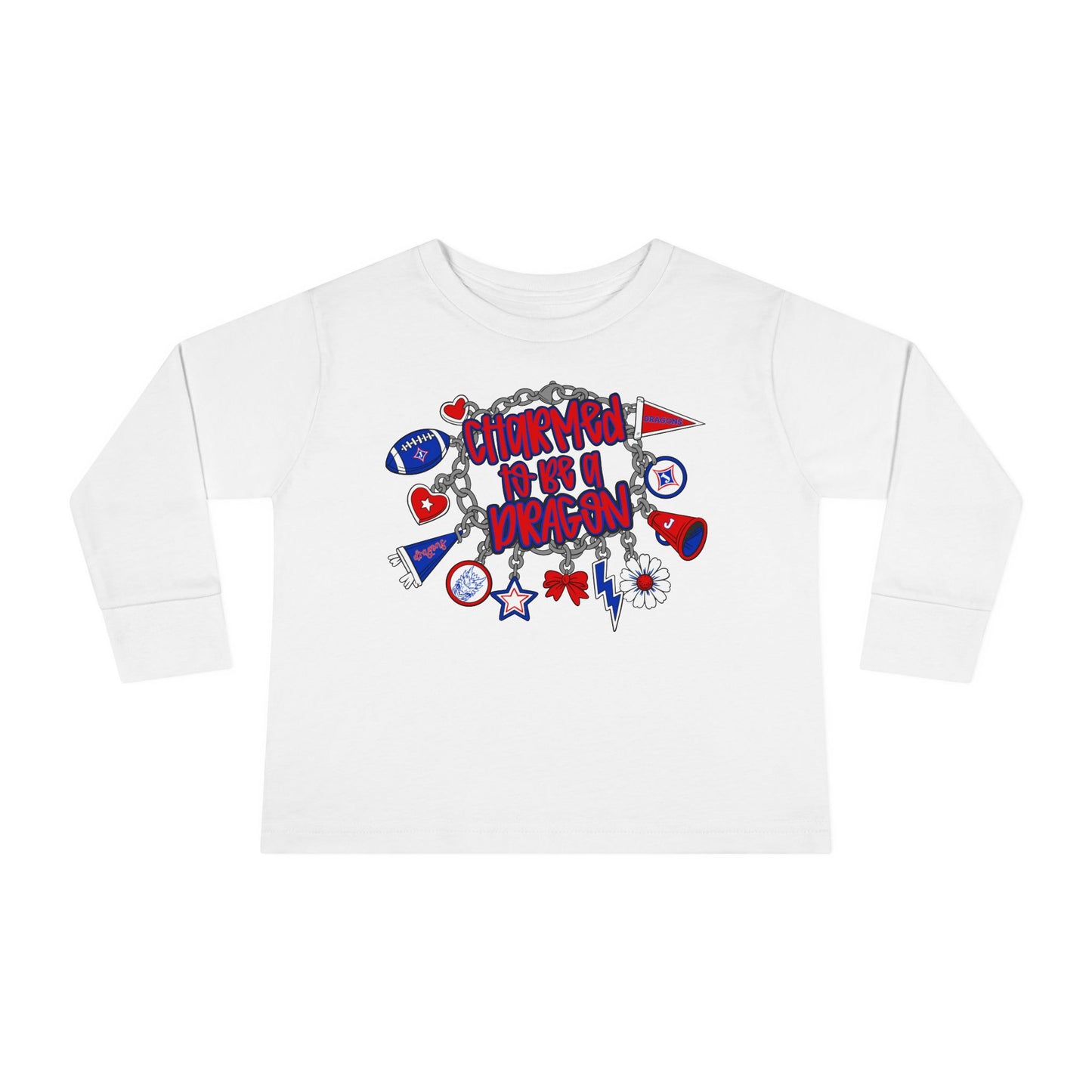 Charmed To Be A Dragon Toddler Long Sleeve Tee