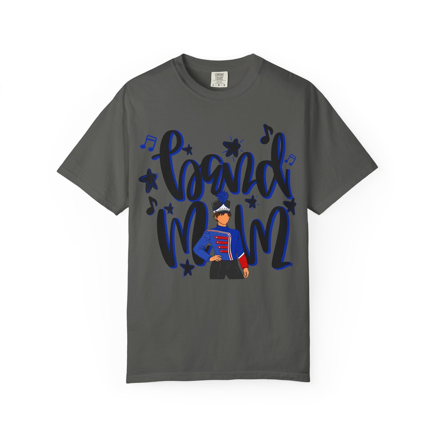 Band Mom Blue Boy Short Sleeve Tee (Comfort Colors)