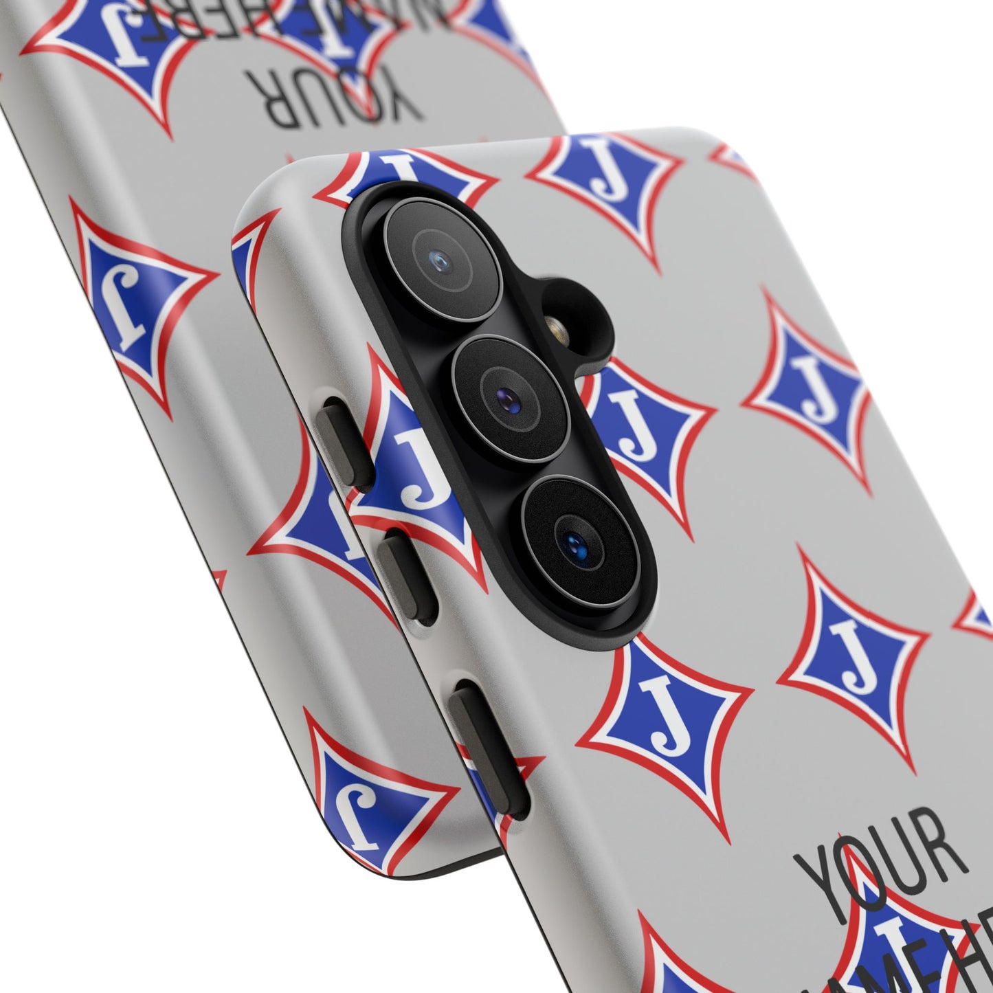 Jefferson J Diamond Personalized Tough Phone Case (Add Your Name)