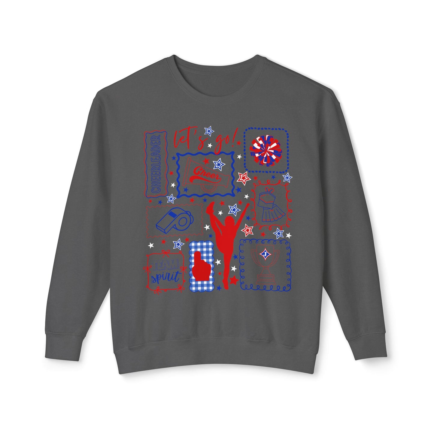 Cheer Icon Grid Sweatshirt (Comfort Colors)