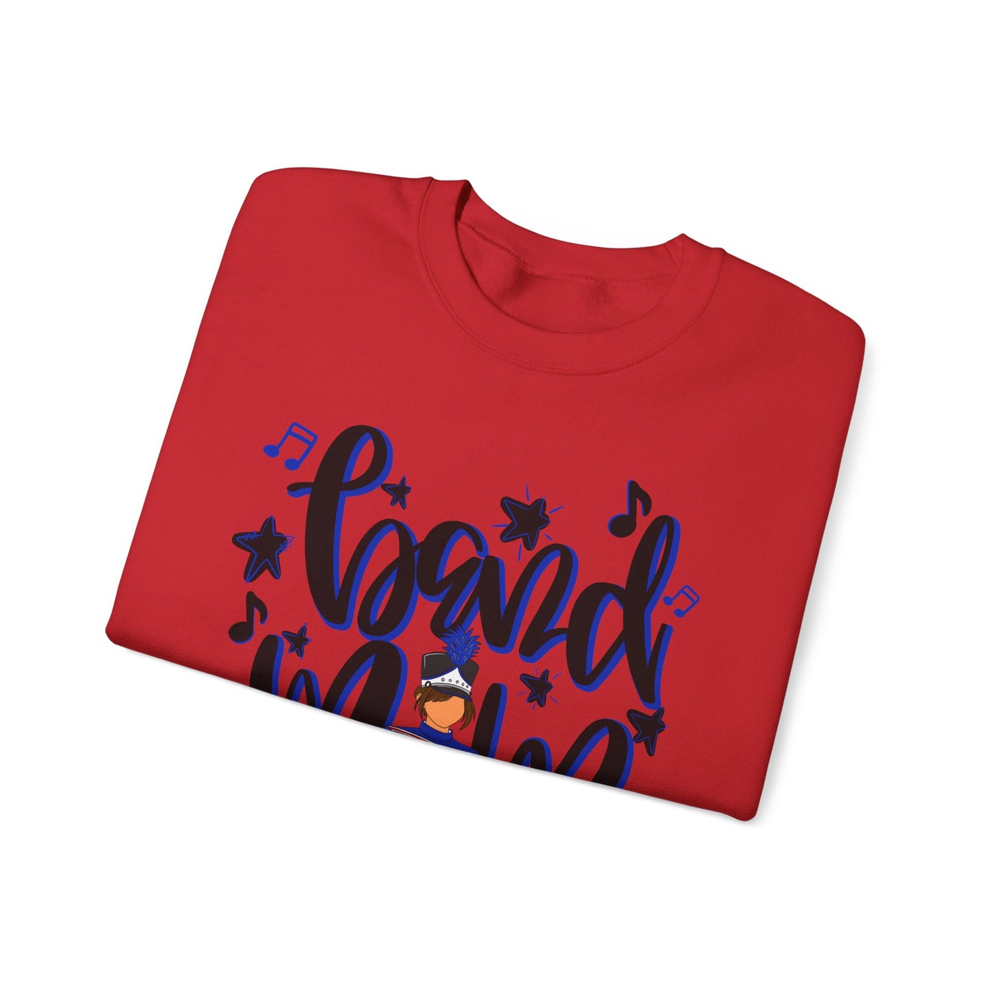 Band Mom Blue Girl Sweatshirt (Gildan)