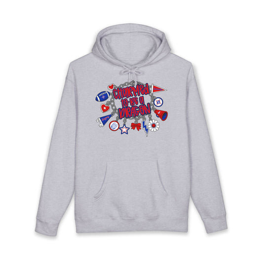 Charmed To Be A Dragon Hoodie (Independent Trading Co)