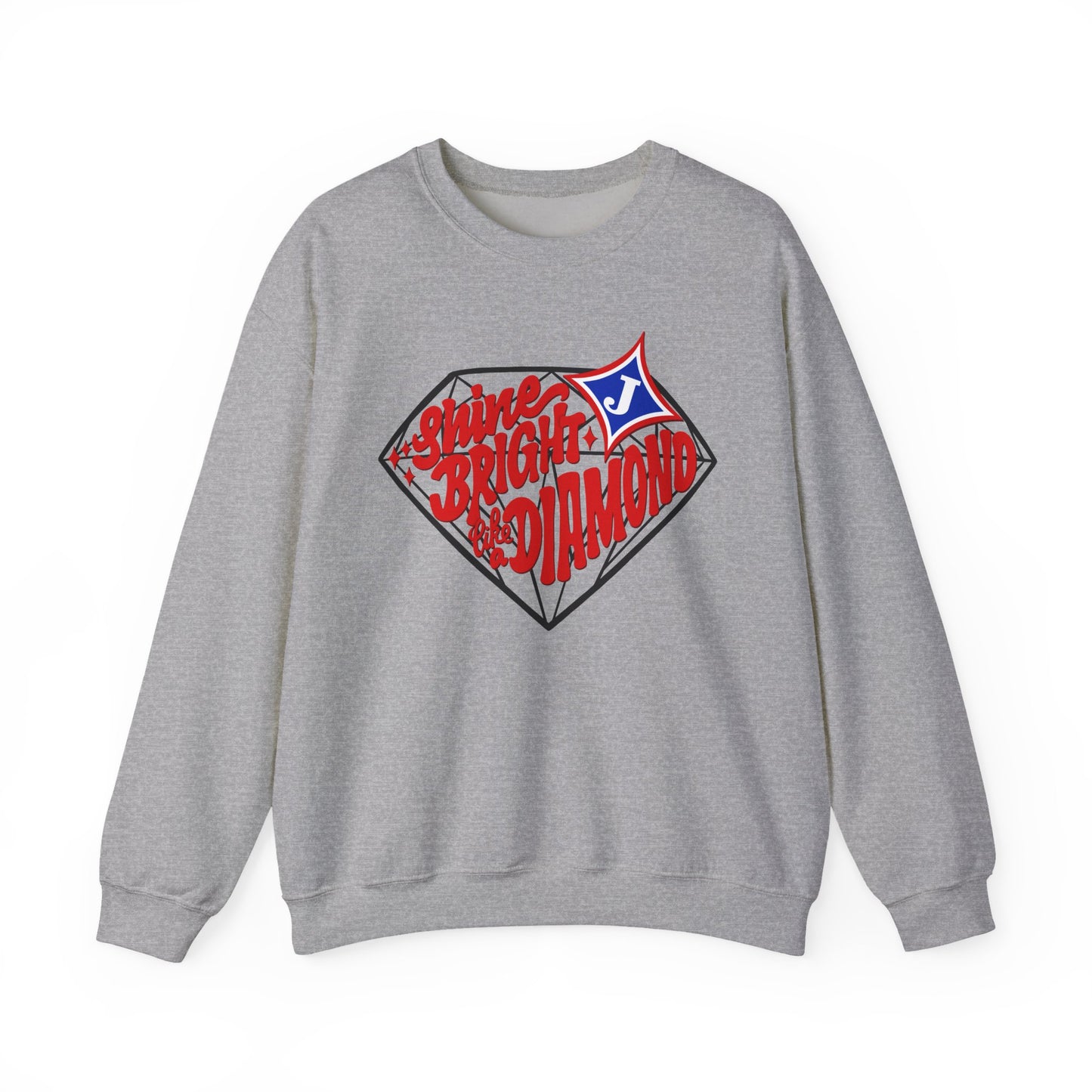 Shine Bright Like A Diamond Sweatshirt (Gildan)