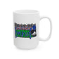 Here For The Band Ceramic Mug — 11oz & 15oz Coffee Cup