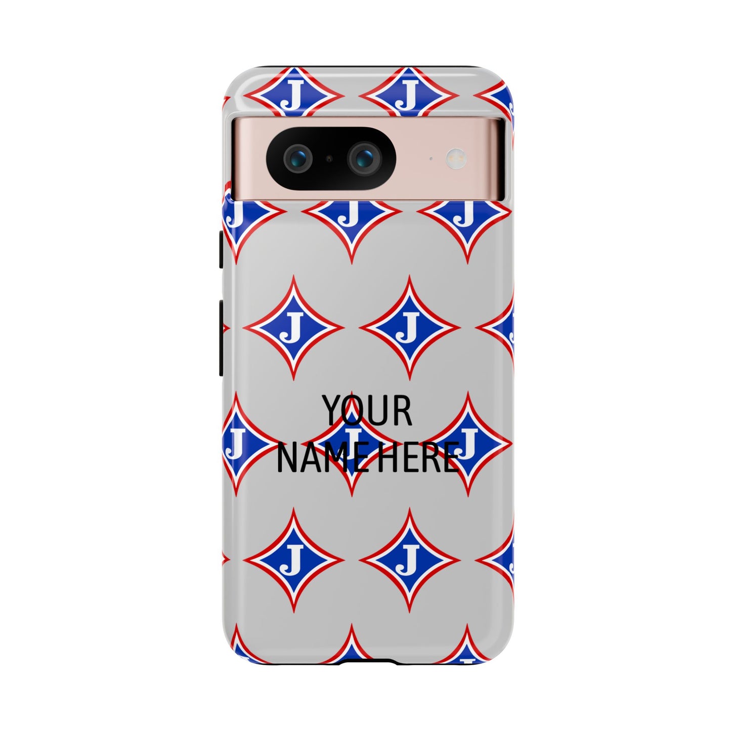 Jefferson J Diamond Personalized Tough Phone Case (Add Your Name)