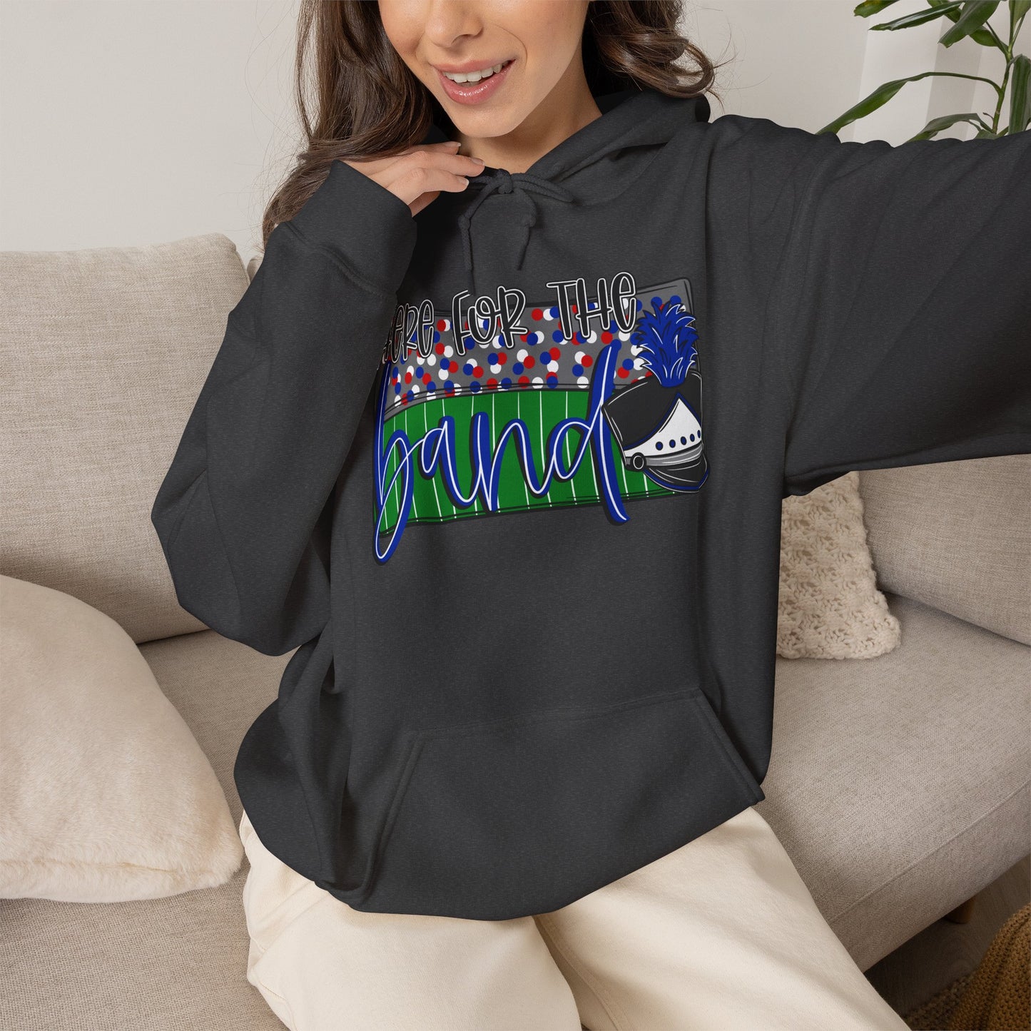Here For The Band Unisex Hoodie (Gildan)