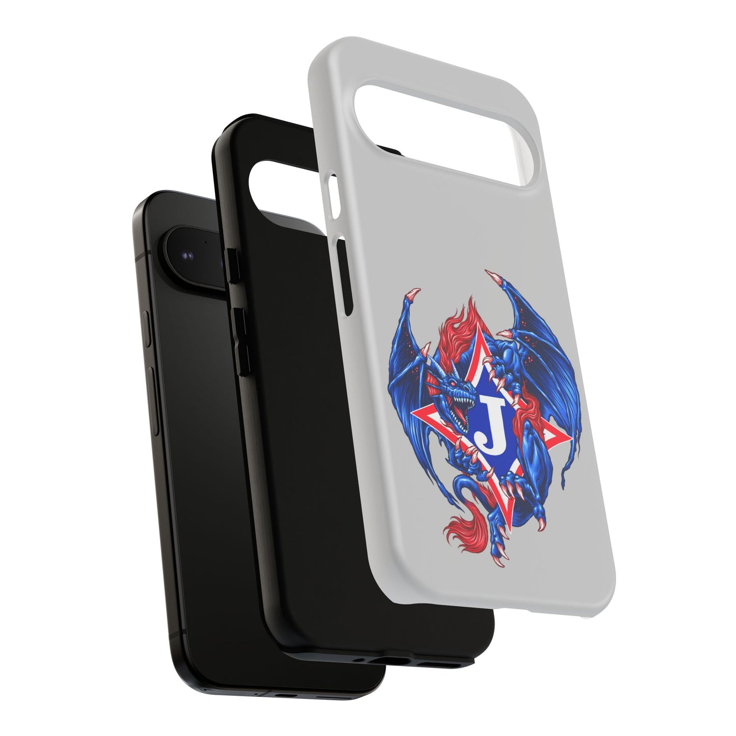 Exclusive Dragon J Personalized Tough Phone Case (Add Your Name)
