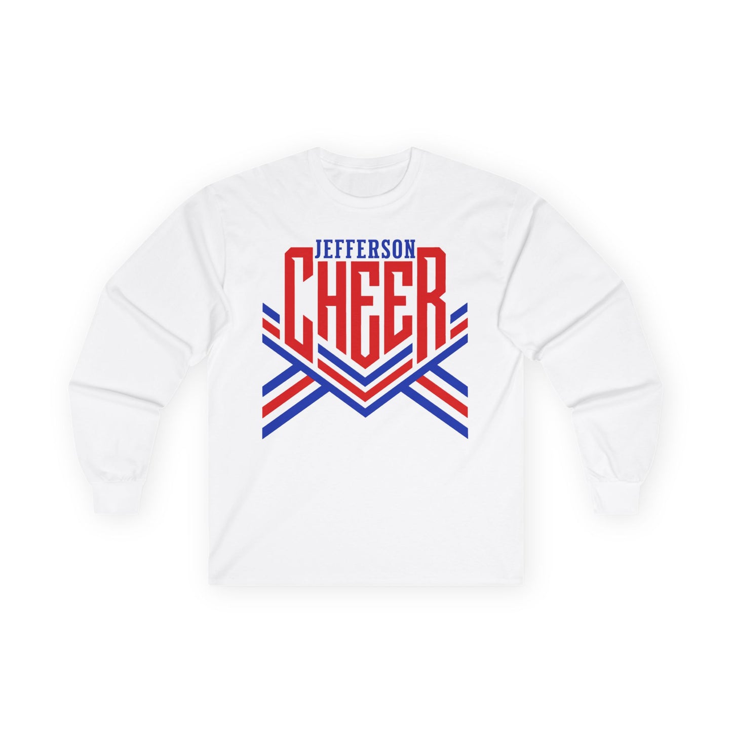 Jefferson Cheer Long Sleeve Tee (Gildan)
