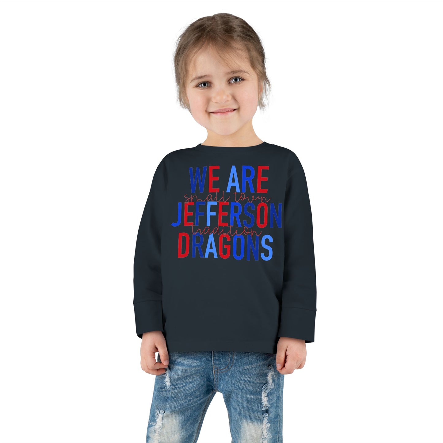 We Are Jefferson Toddler Long Sleeve Tee