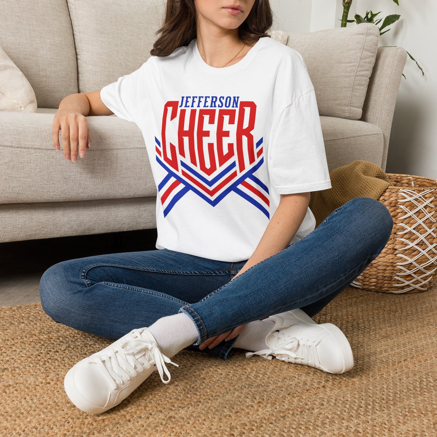 Jefferson Cheer Short Sleeve Tee (Gildan)