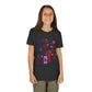 Cheer Icon Grid Youth Short Sleeve Tee