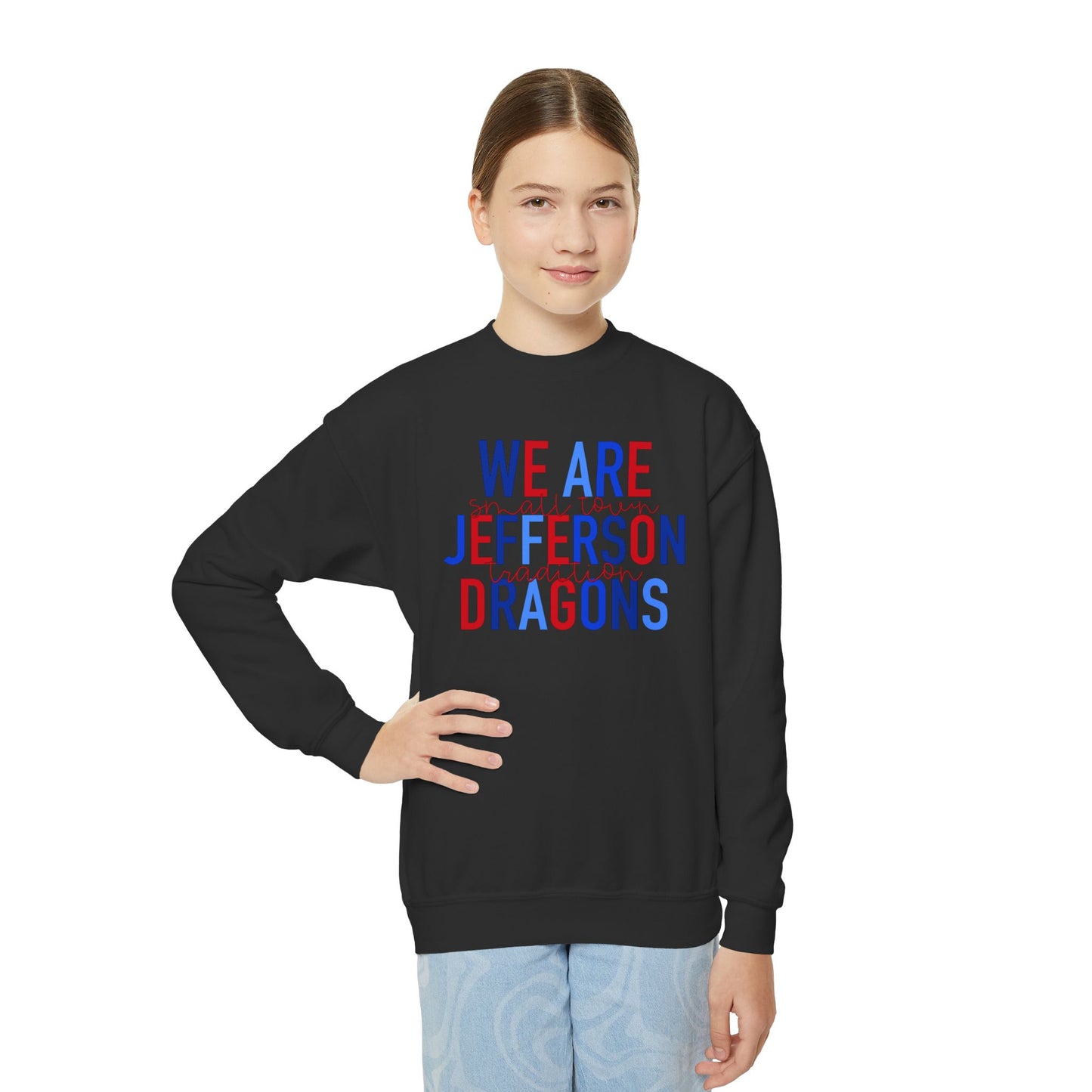We Are Jefferson Youth Crewneck Sweatshirt