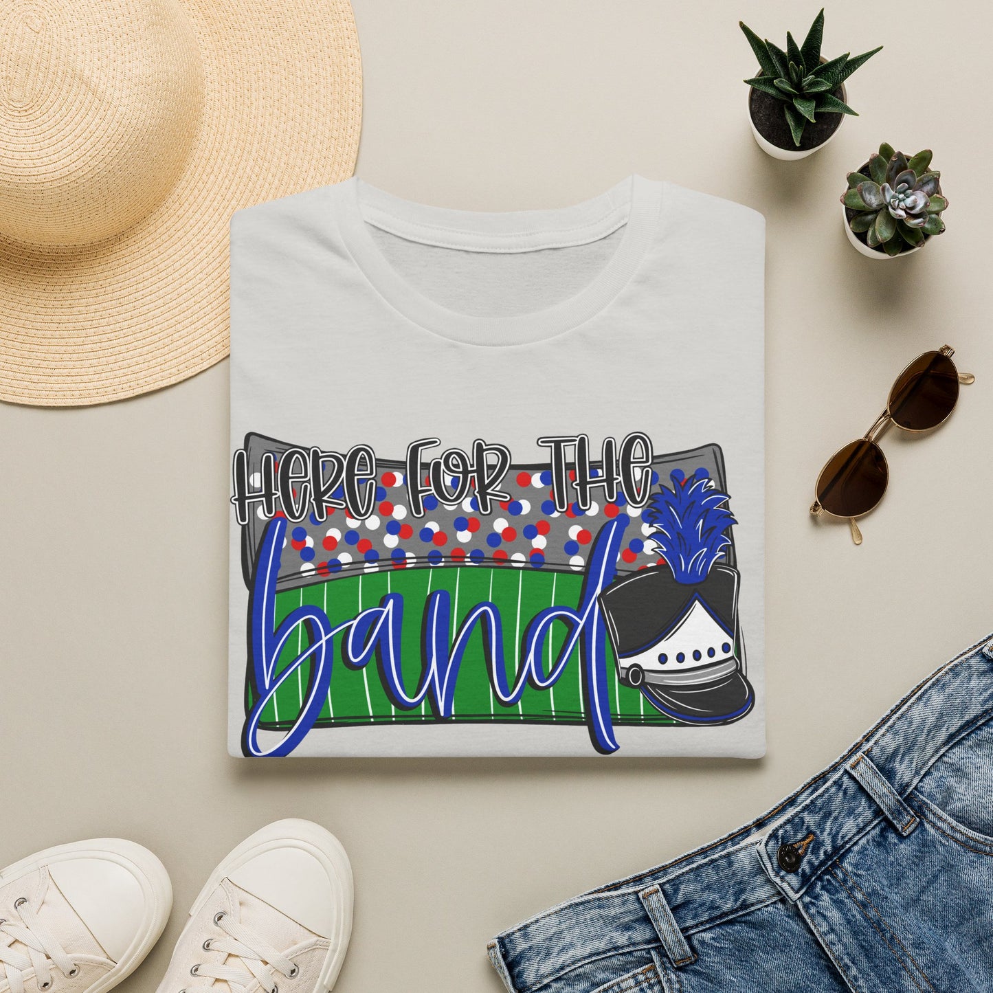 Here For The Band Short Sleeve Tee (Gildan)