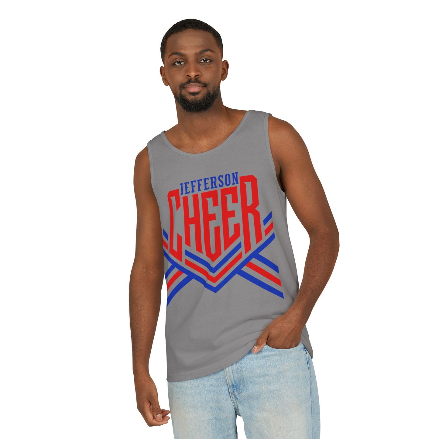 Jefferson Cheer UnisexTank Top (Comfort Colors)