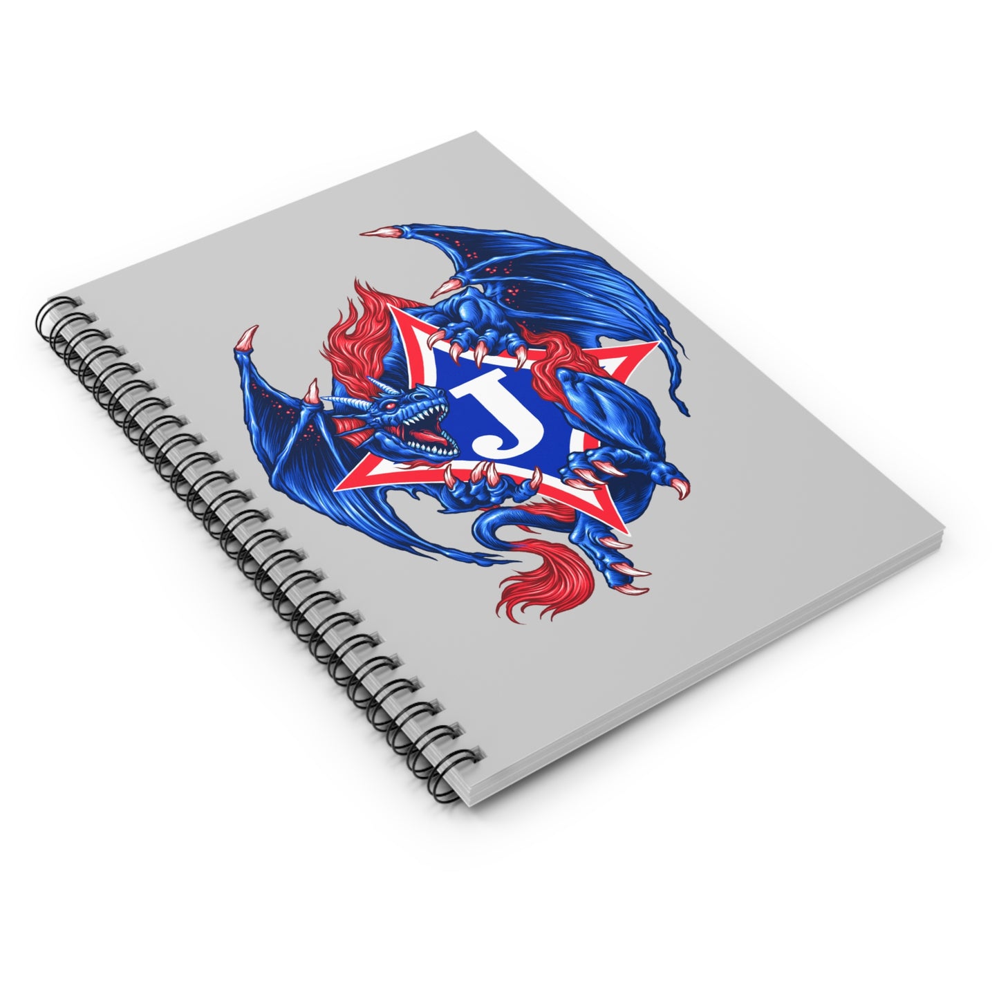 Exclusive Dragon J Spiral Notebook Ruled Journal