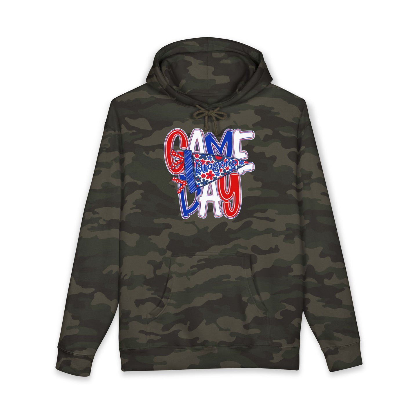 Game Day Dragons Hoodie (Independent Trading Co)