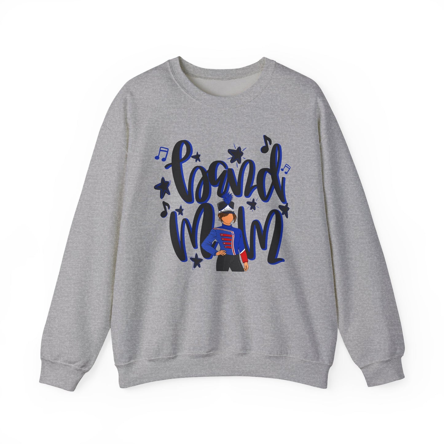 Band Mom Blue Girl Sweatshirt (Gildan)