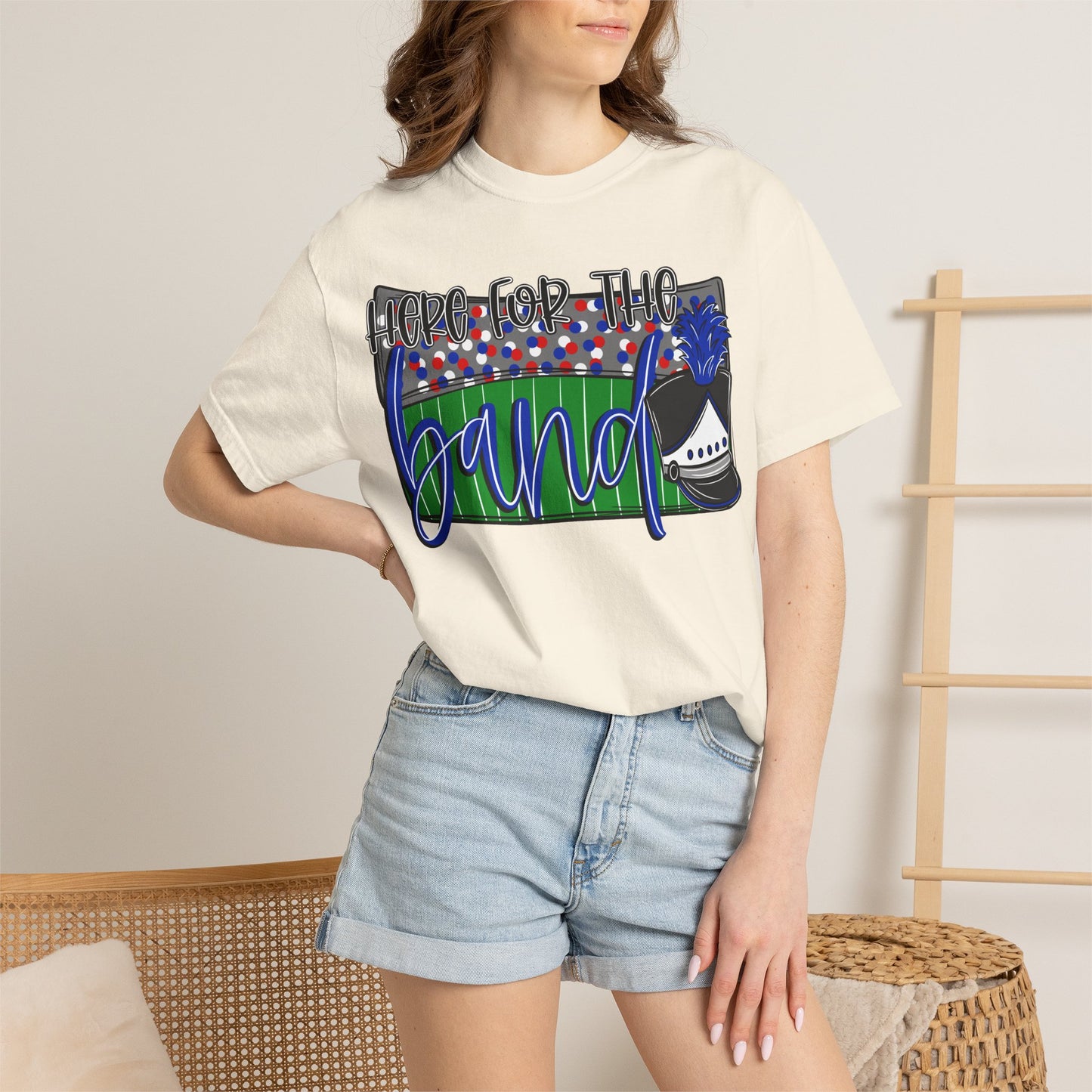 Here For The Band Short Sleeve Tee (Comfort Colors)
