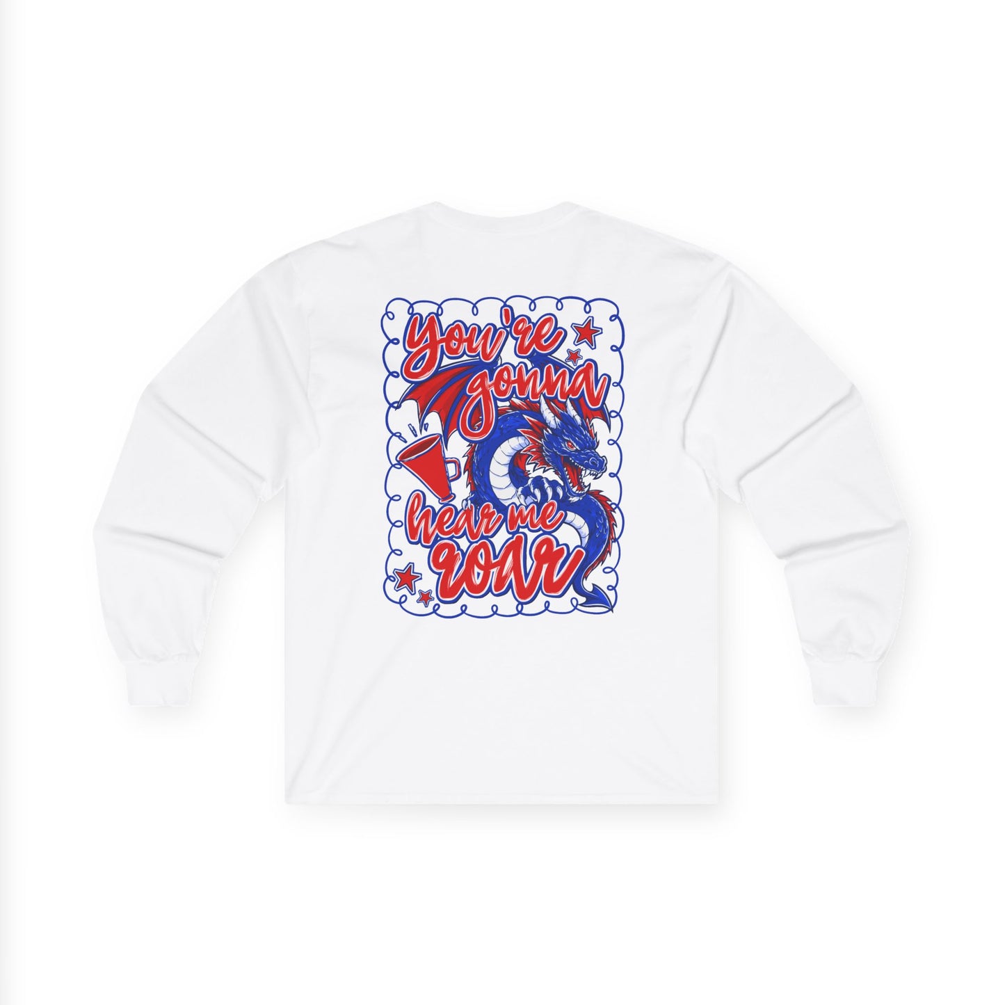 You're Gonna Hear Me Roar Long Sleeve Tee (Gildan)