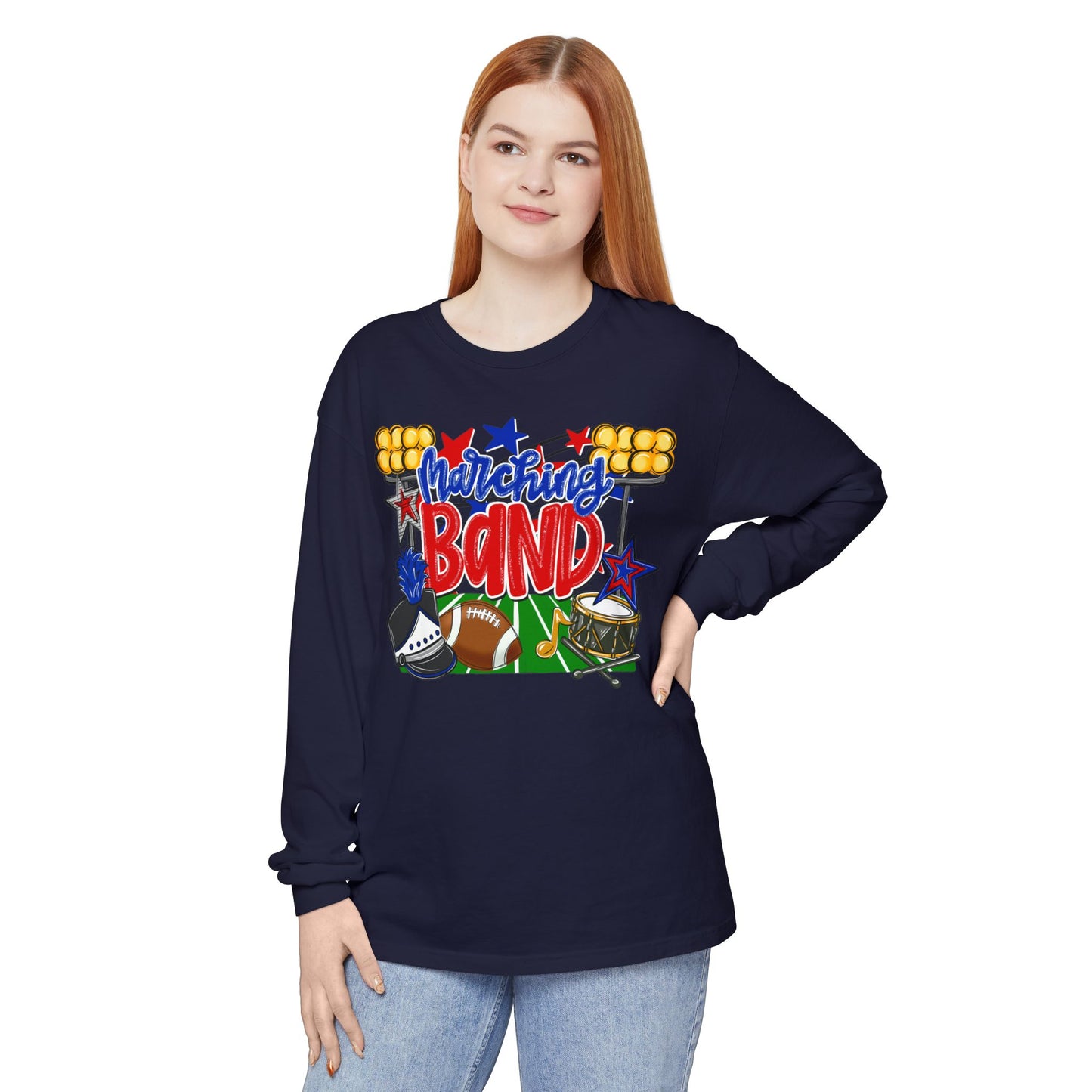 Marching Band Long Sleeve Tee (Comfort Colors)