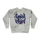 Band Mom Blue Boy Tie Dye Sweatshirt