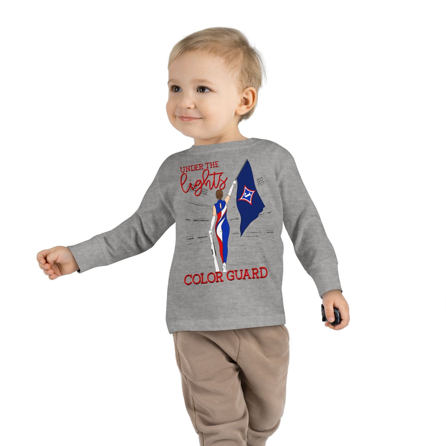 Under The Lights Color Guard Toddler Long Sleeve Tee