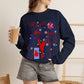 Cheer Icon Grid Sweatshirt (Gildan)