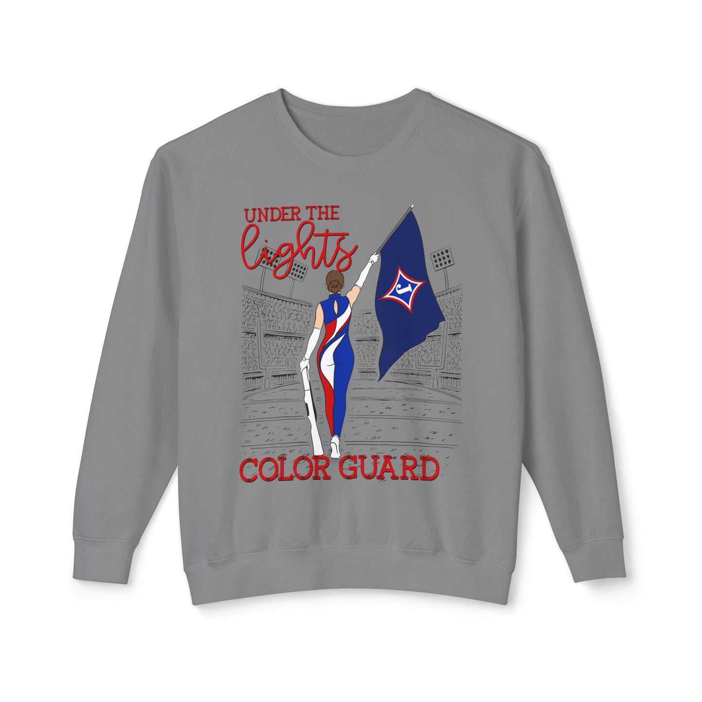 Under The Lights Color Guard Sweatshirt (Comfort Colors)