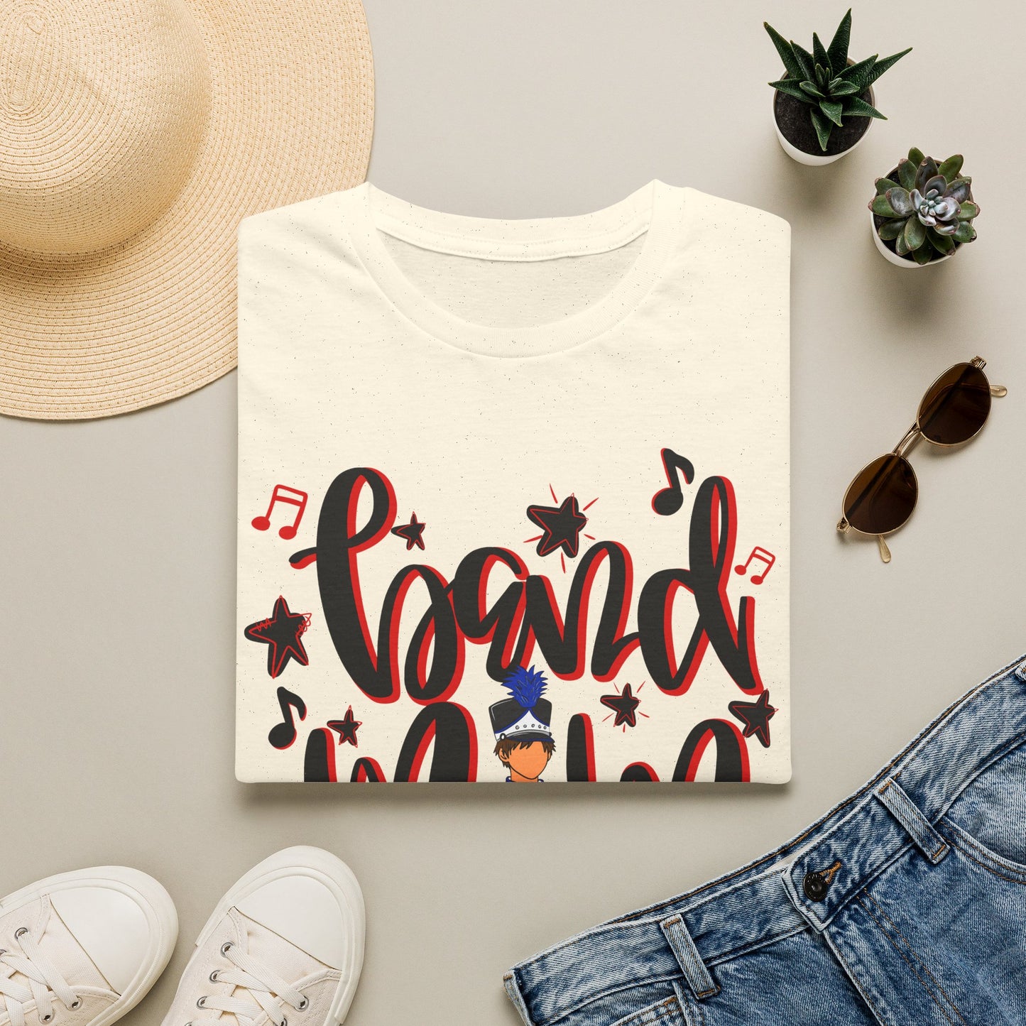 Band Mom Red Boy Short Sleeve Tee (Gildan)