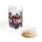 Band Mom Red Boy Sipper Glass — 16oz Reusable Tumbler with Bamboo Lid