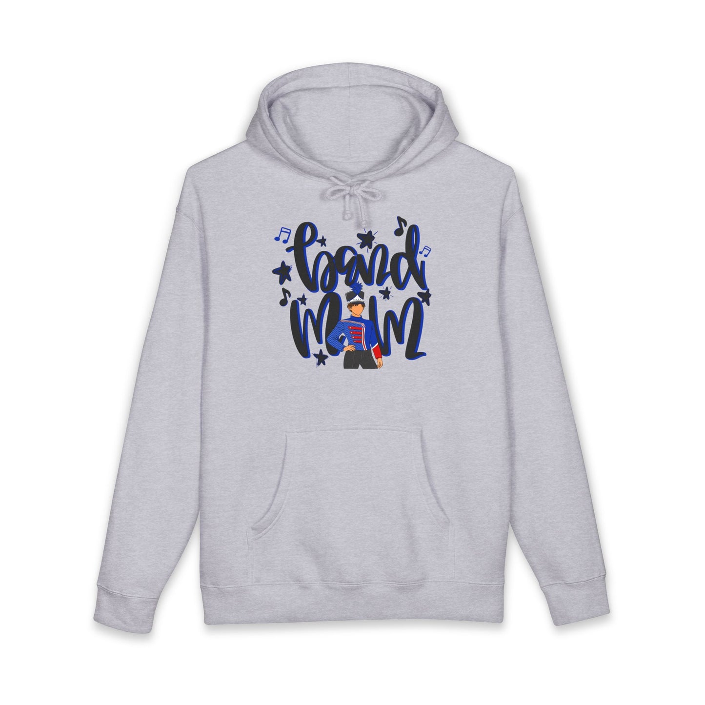 Band Mom Blue Boy Hoodie (Independent Trading Co)