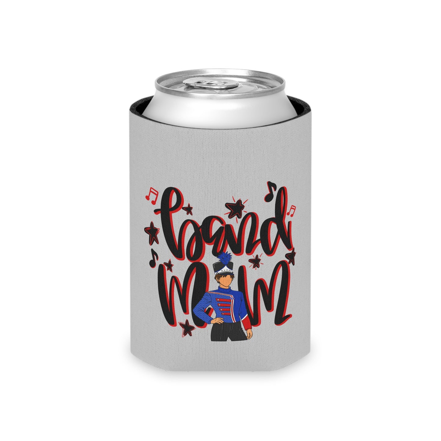 Band Mom Red Boy Can Cooler