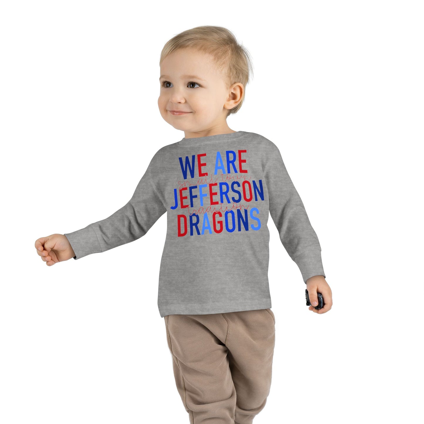 We Are Jefferson Toddler Long Sleeve Tee