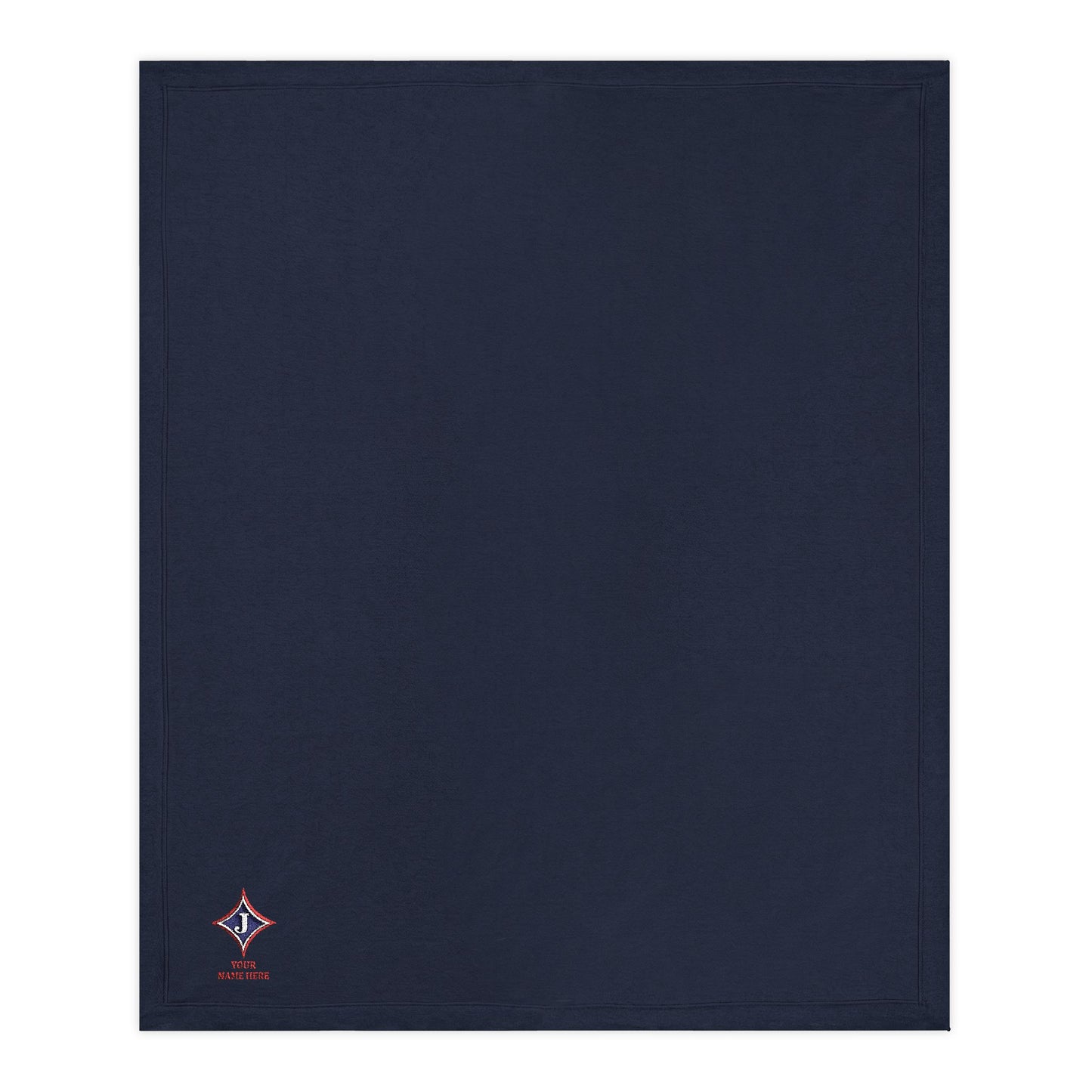 Jefferson Diamond J Embroidered Stadium Blanket