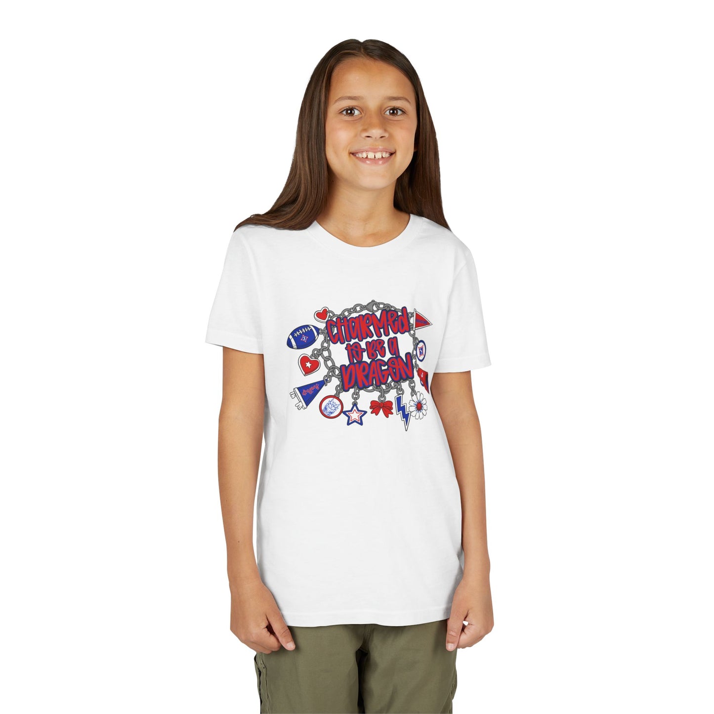 Charmed To Be A Dragon Youth Short Sleeve Tee