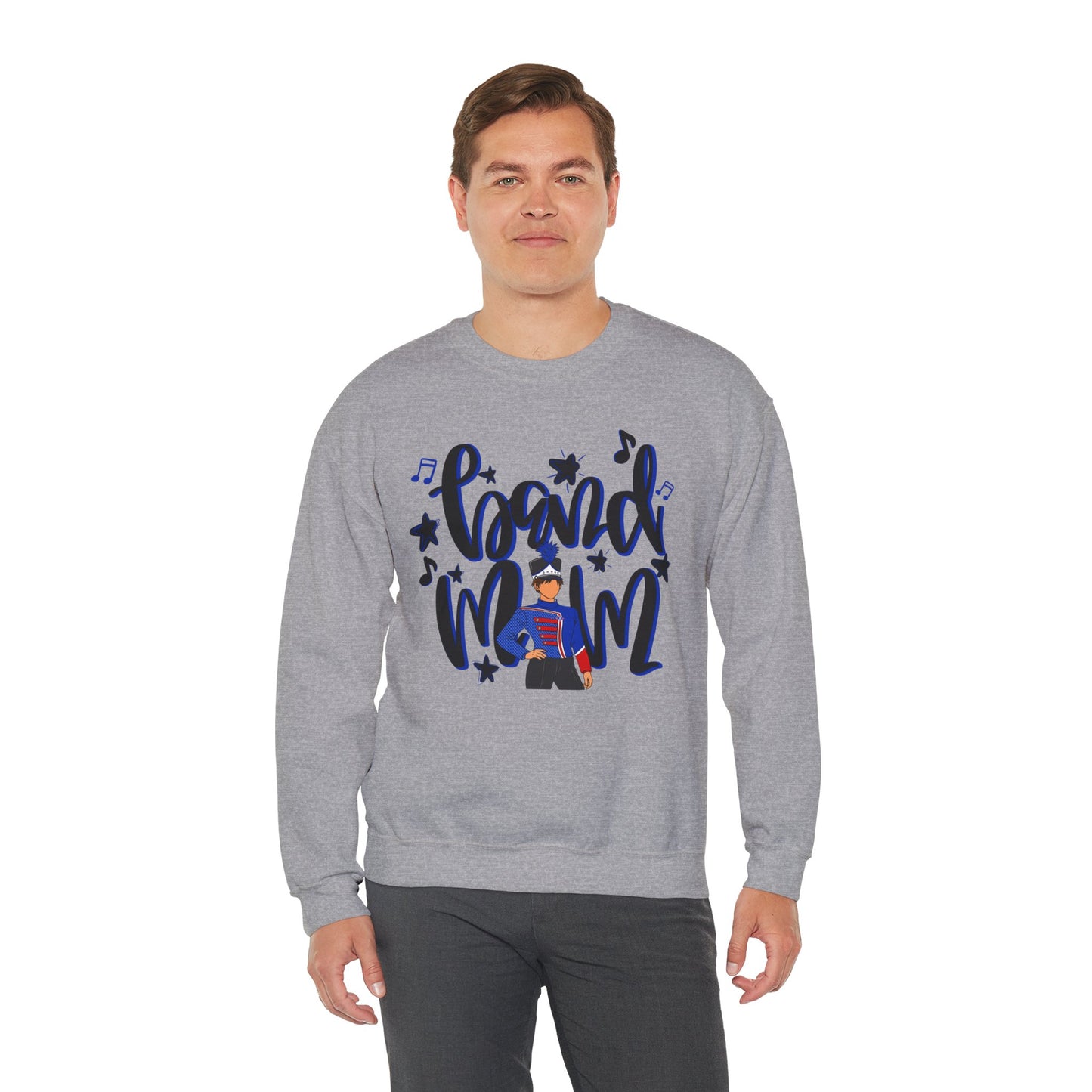 Band Mom Blue Boy Sweatshirt (Gildan)