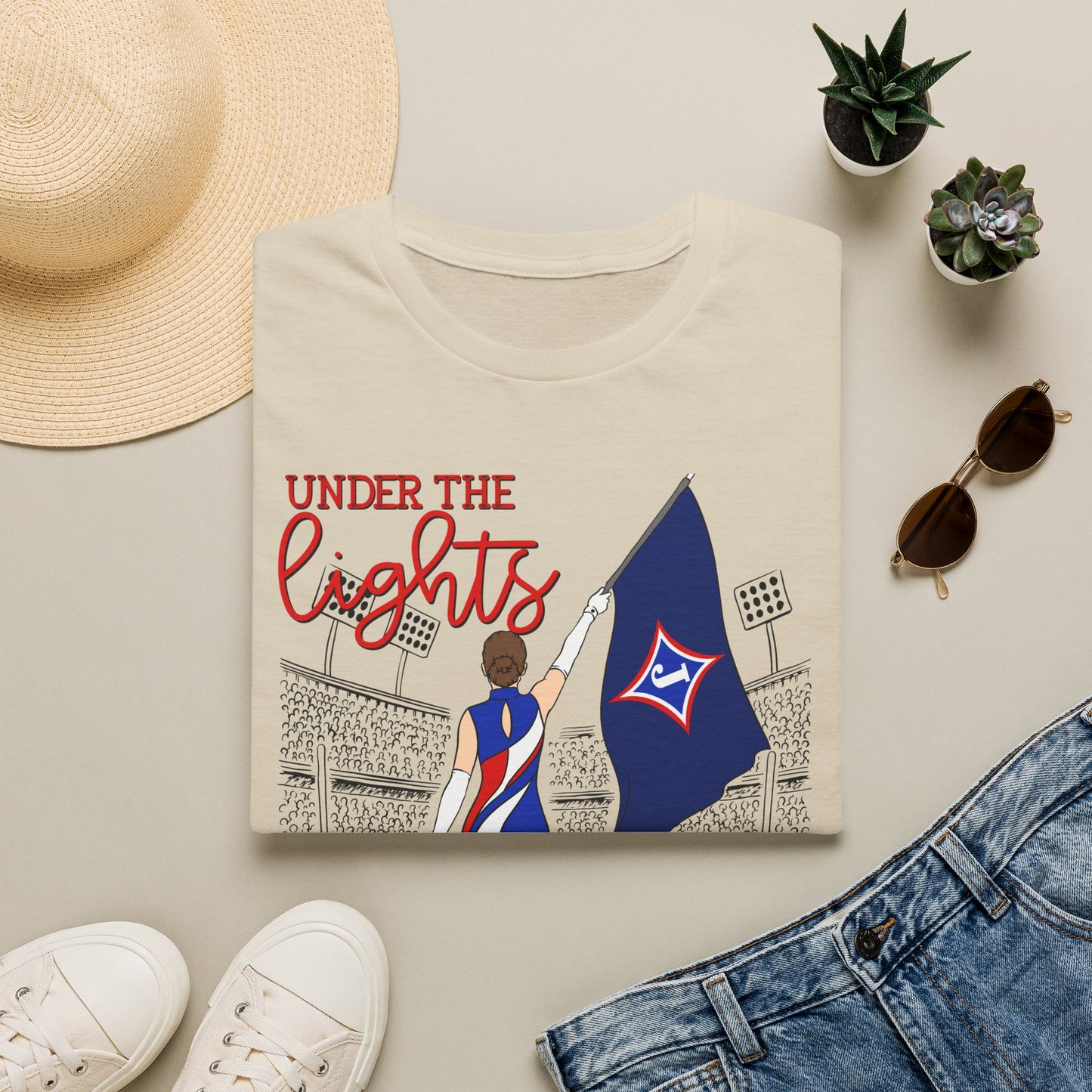 Under The Lights Color Guard Short Sleeve Tee (Gildan)