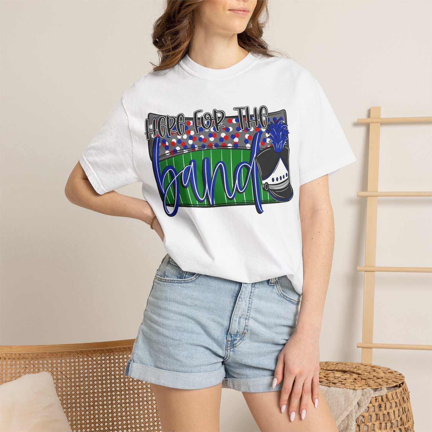 Here For The Band Short Sleeve Tee (Comfort Colors)