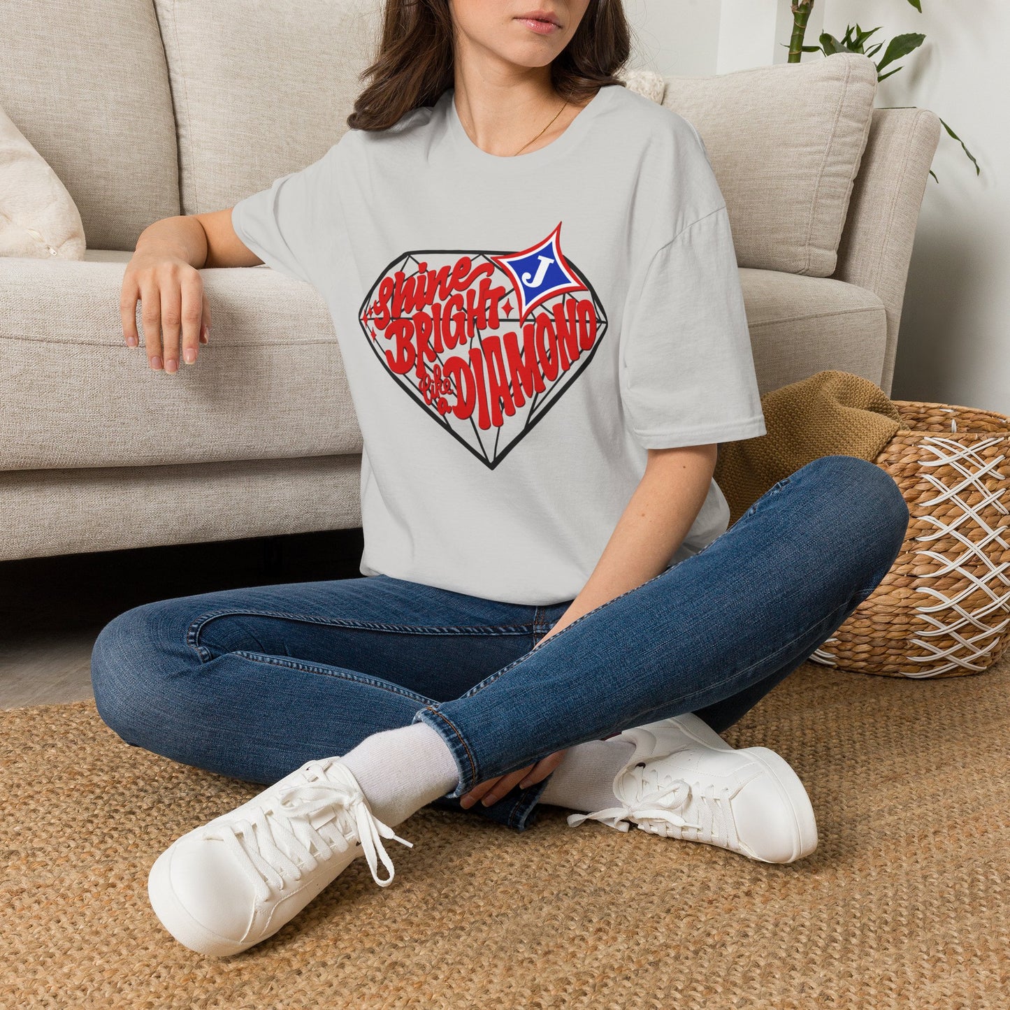 Shine Bright Like A Diamond Short Sleeve Tee (Gildan)