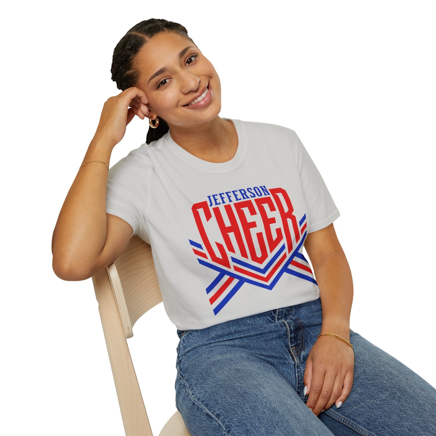 Jefferson Cheer Short Sleeve Tee (Gildan)