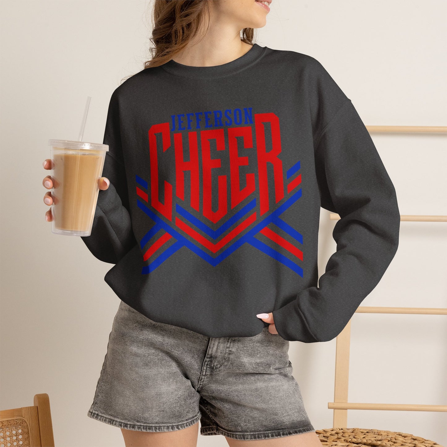 Jefferson Cheer Sweatshirt (Gildan)