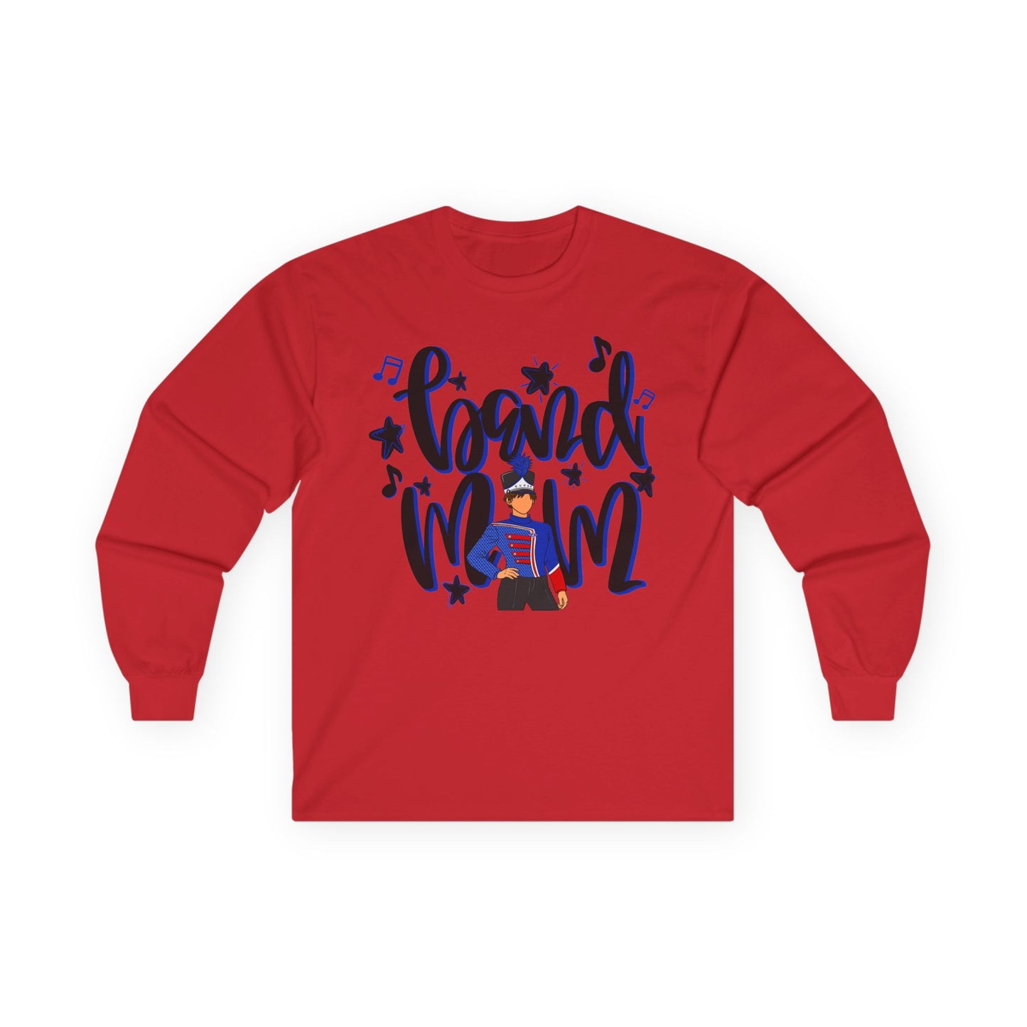 Band Mom Blue Boy Long Sleeve Tee (Gildan)