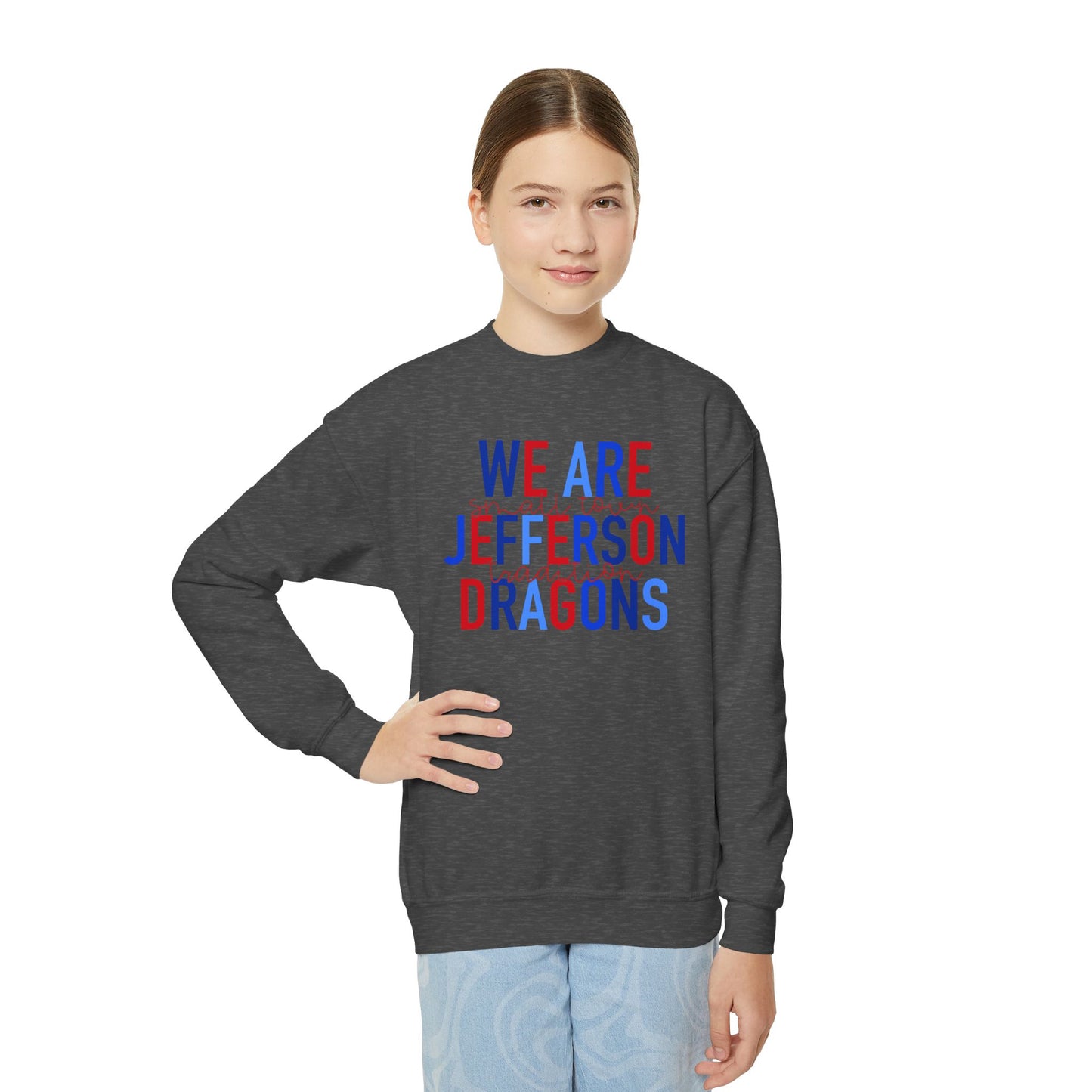 We Are Jefferson Youth Crewneck Sweatshirt