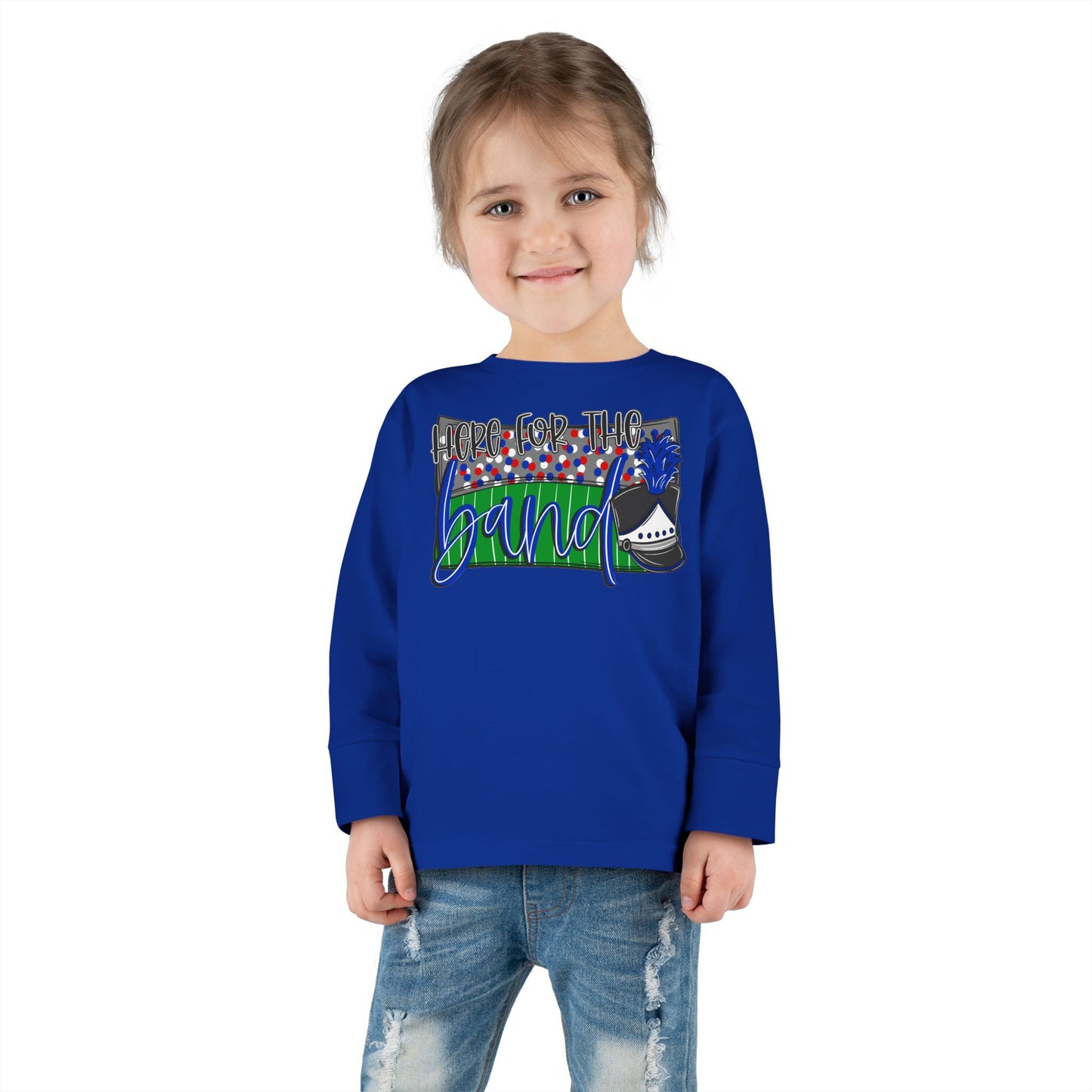 Here For The Band Toddler Long Sleeve Tee