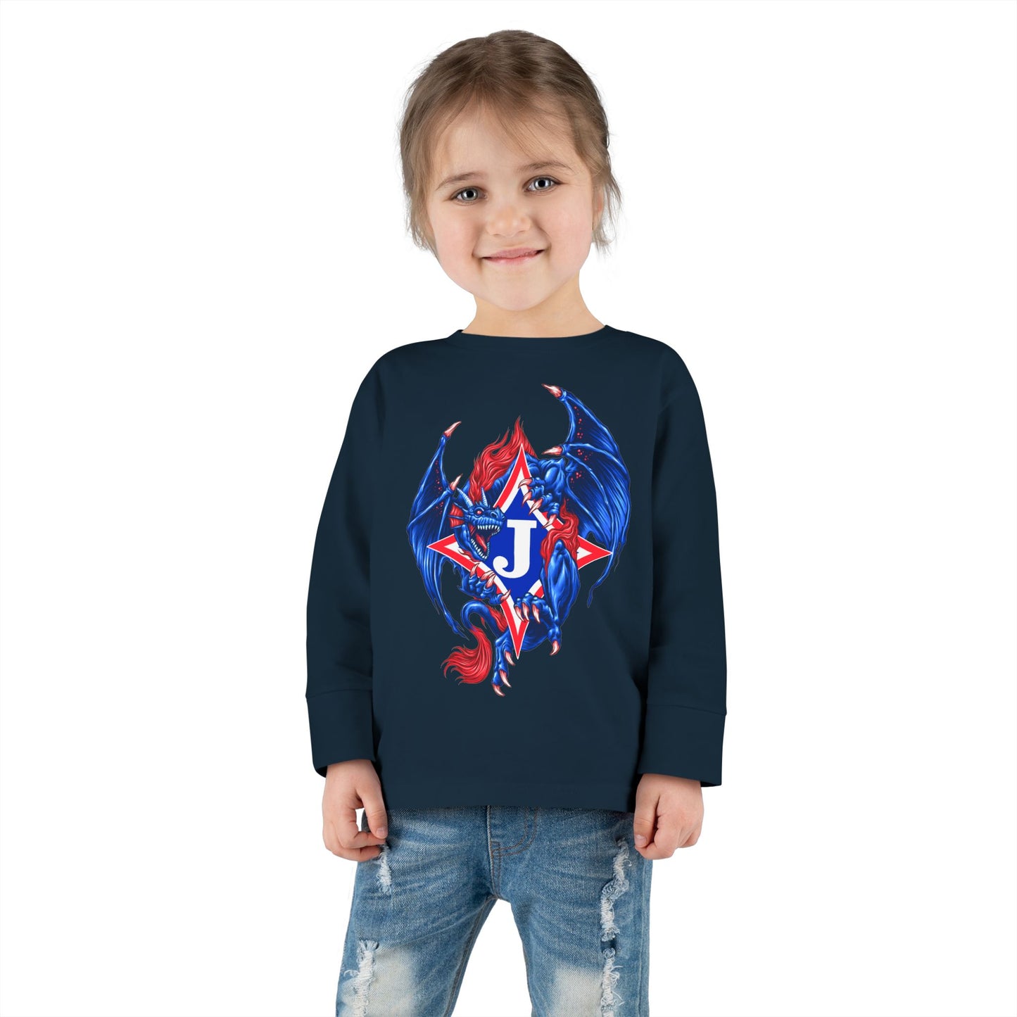 Exclusive Dragon J Toddler Long Sleeve Tee