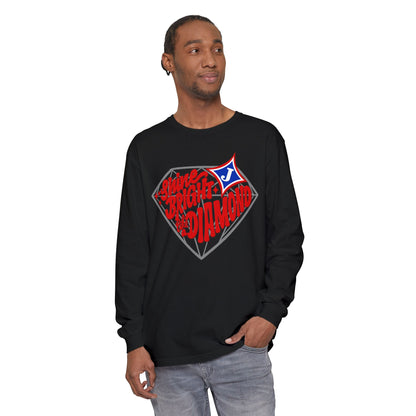 Shine Bright Like A Diamond Long Sleeve Tee (Comfort Colors)