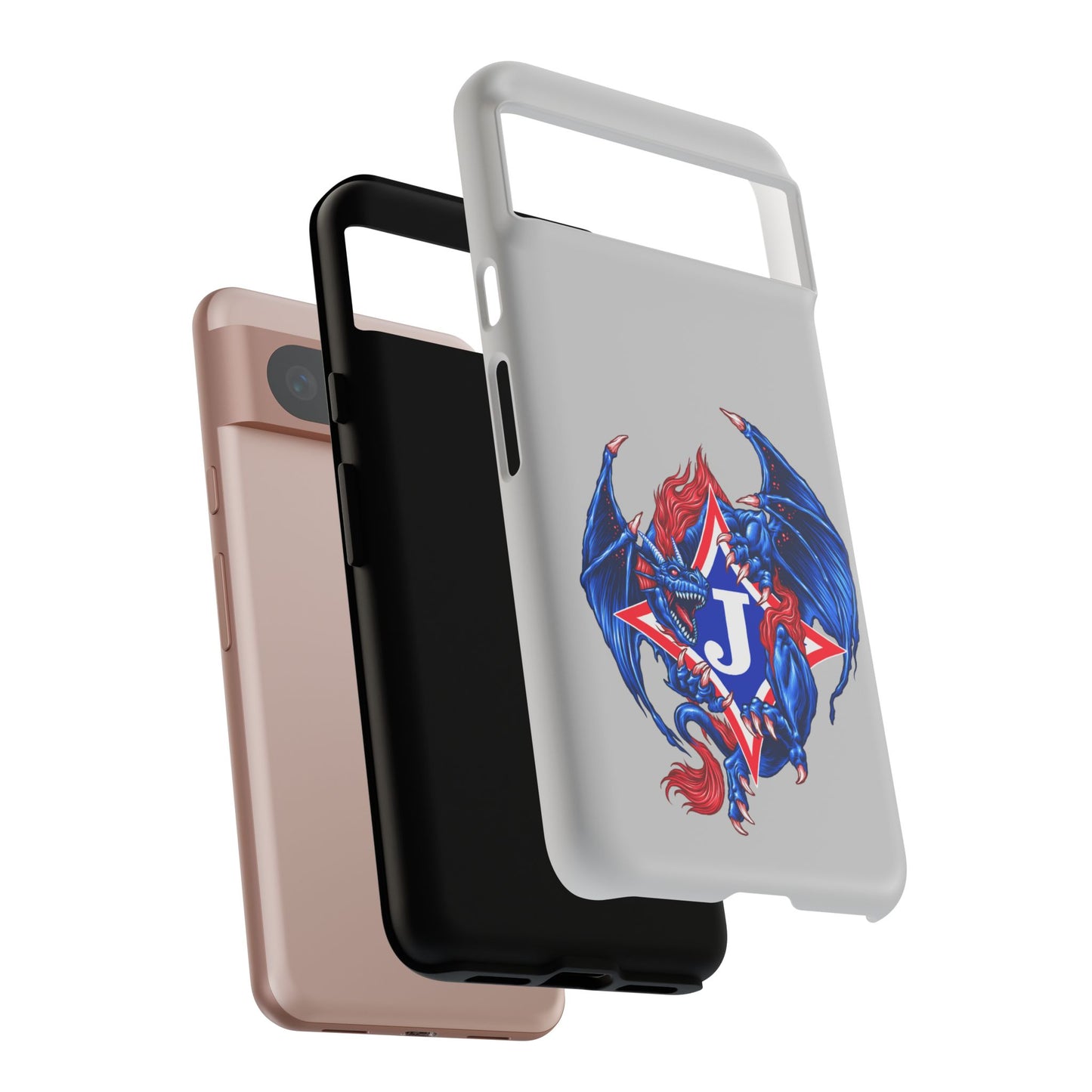 Exclusive Dragon J Personalized Tough Phone Case (Add Your Name)