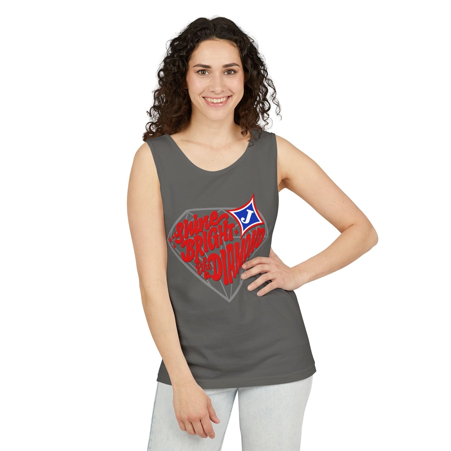 Shine Bright Like A Diamond UnisexTank Top (Comfort Colors)