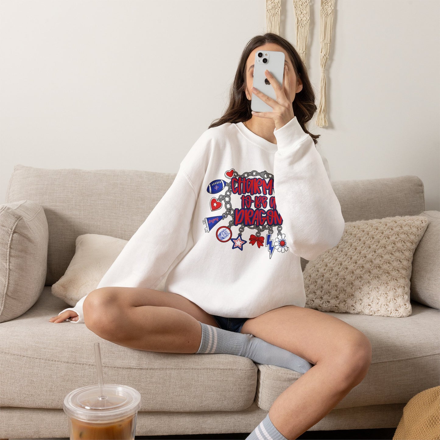 Charmed To Be A Dragon Sweatshirt (Gildan)